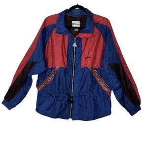 Vintage Wilson Windbreaker Jacket Mens‎ Medium 90s Full Zip Athleisure Outdoor